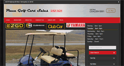 Desktop Screenshot of plazagolfcartsales.com